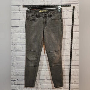 Old Navy The Rockstar Mid Rise Black Wash Jeans Size 8 Regular